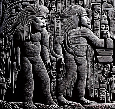 Bigfoot Hieroglyphics Unveil Ancient Pyramid Slave Builders