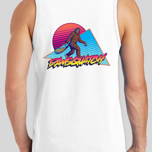 White Retro Tank